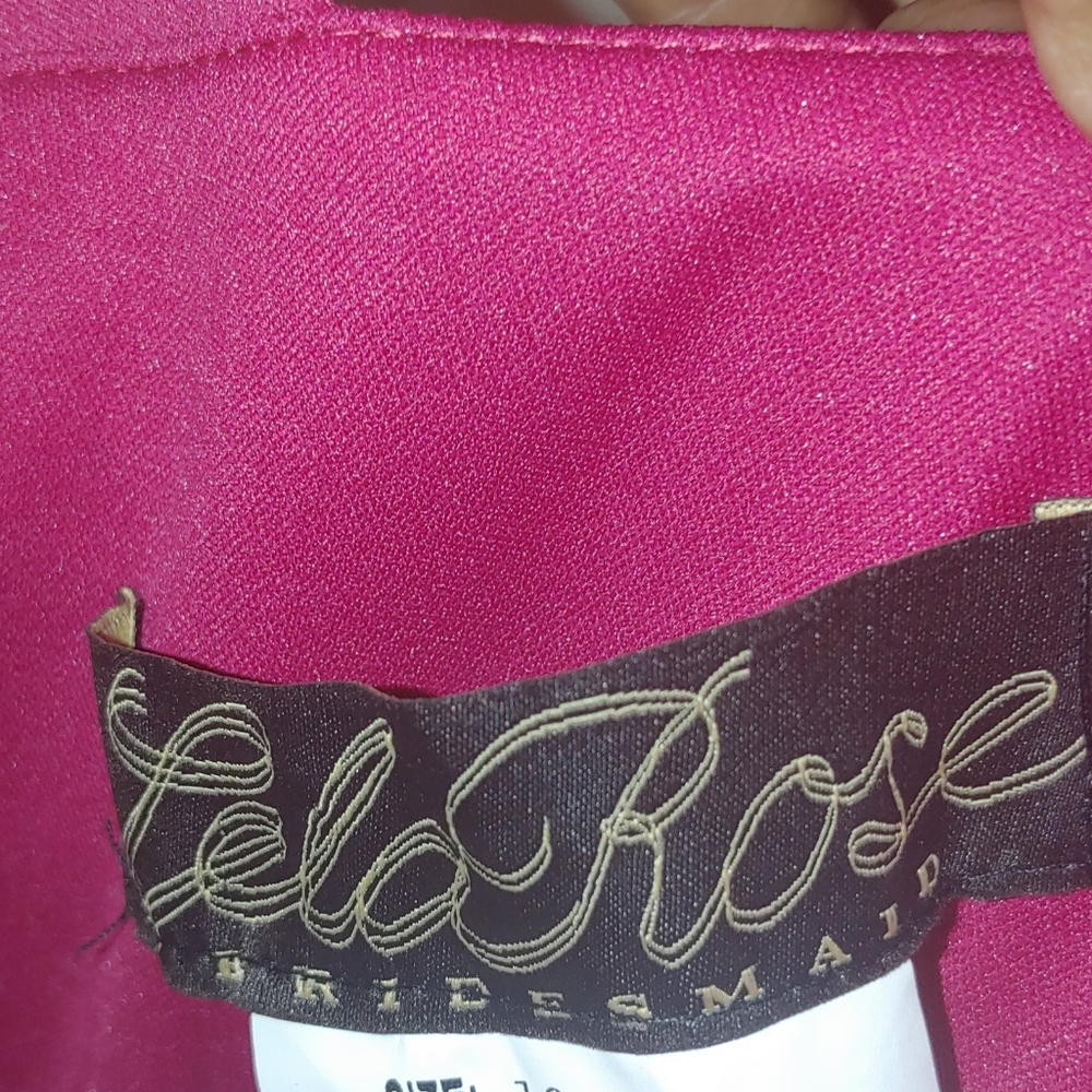 LELA ROSE 10 RED RACER BACK SKATER DRESS - Picture 9 of 11